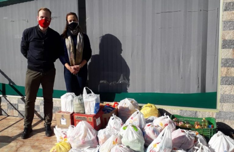 Canela e Gramado recebem doação de 700 quilos de alimentos