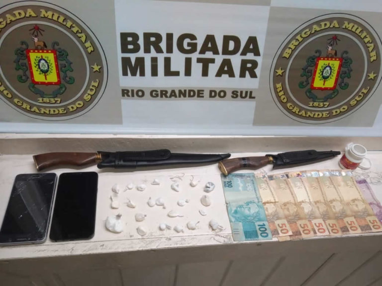 BM intercepta tele entrega de cocaína em Canela