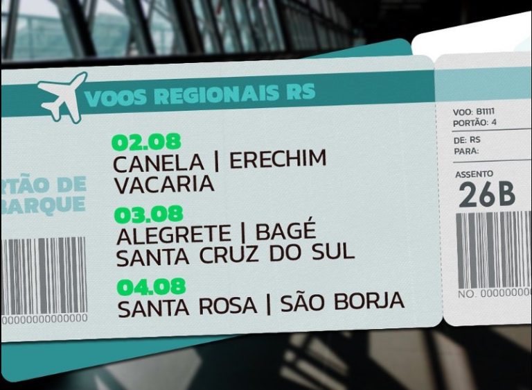 Azul marca data para retomar voos entre Canela e Porto Alegre