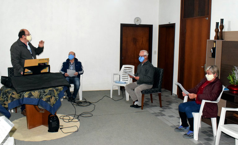 Coros da Associação Cultural retomam os ensaios presenciais
