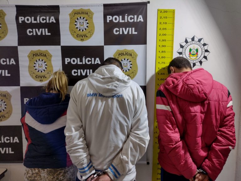Polícia Civil prende suspeitos de roubo a estabelecimento comercial