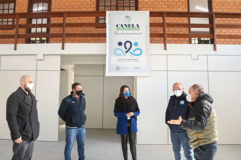 Representantes da UCS visitaram as futuras instalações do Cidica