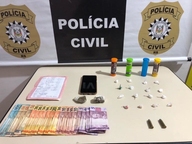 Casal ligado a facção criminosa é preso na Serra Grande