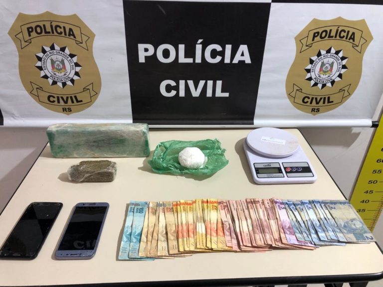 Casal é preso por tráfico em Gramado
