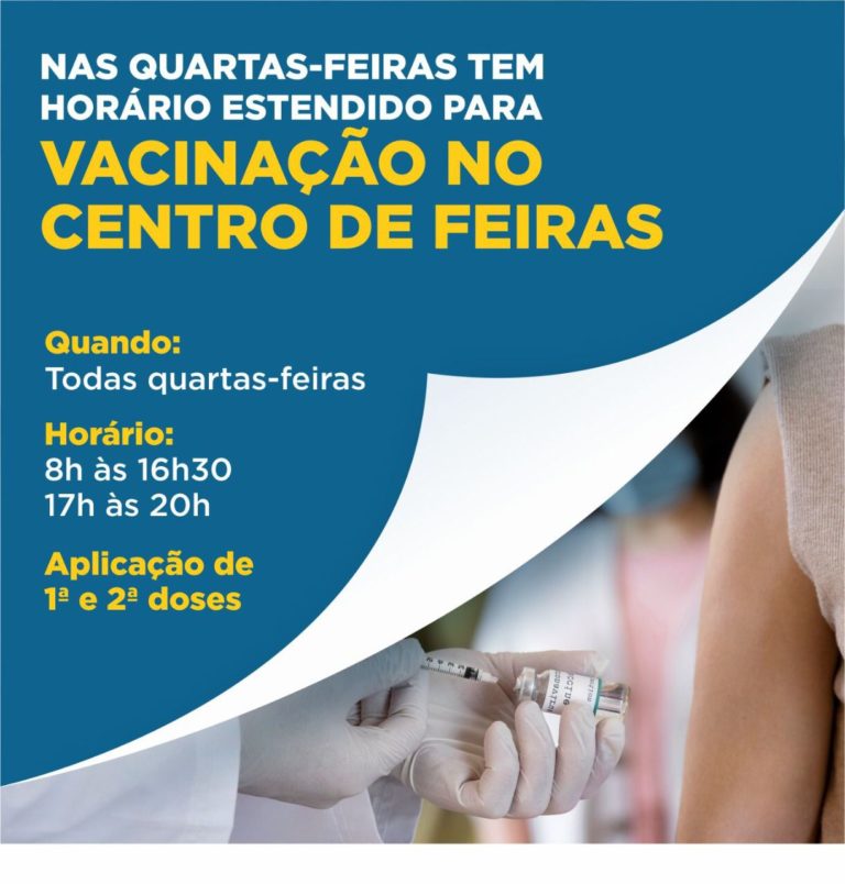 Canela: horário estendido para vacinação nas quartas-feiras ocorrerá semanalmente