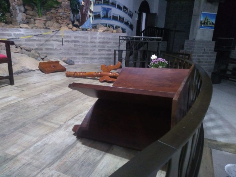 Cripta do Santuário de Caravaggio é vandalizada