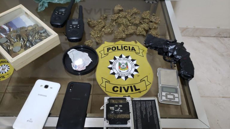 Traficante investigado há três meses é preso pela PC