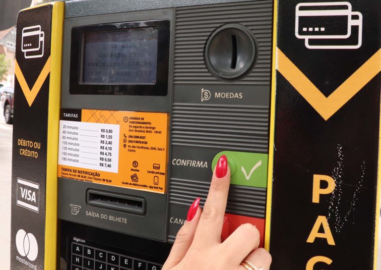 Rek Parking reajusta tarifa do estacionamento rotativo