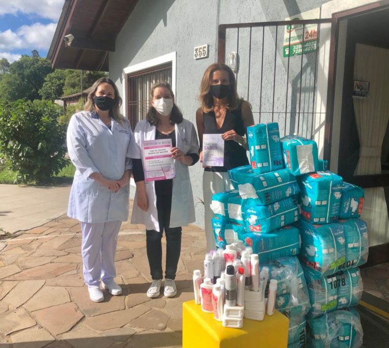 Lar de Idosos Maria de Nazaré recebe doação recebe 392 fraldas geriátricas