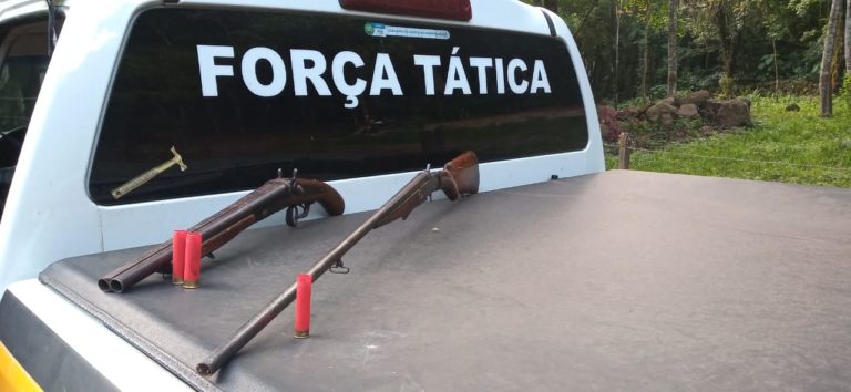 Polícia encontra armas utilizadas em latrocínio ocorrido em Três Coroas