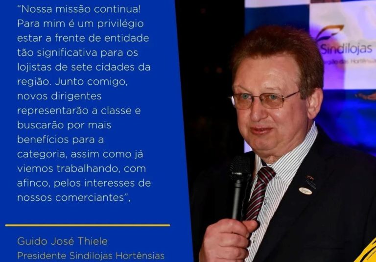Com posse marcada para março, Sindilojas Hortênsias divulga novos dirigentes