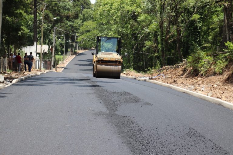 Pavimentação parcial do Vale dos Pinheiros está pronta