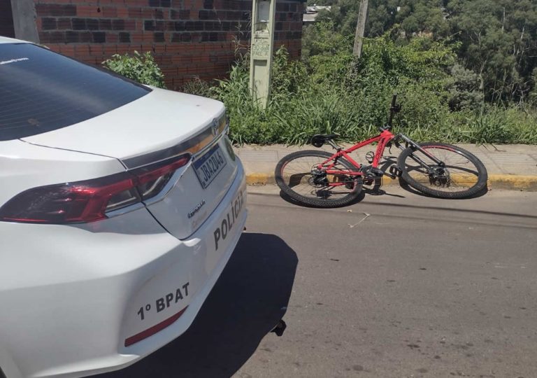BM de Canela prende homem que furtou bicicleta