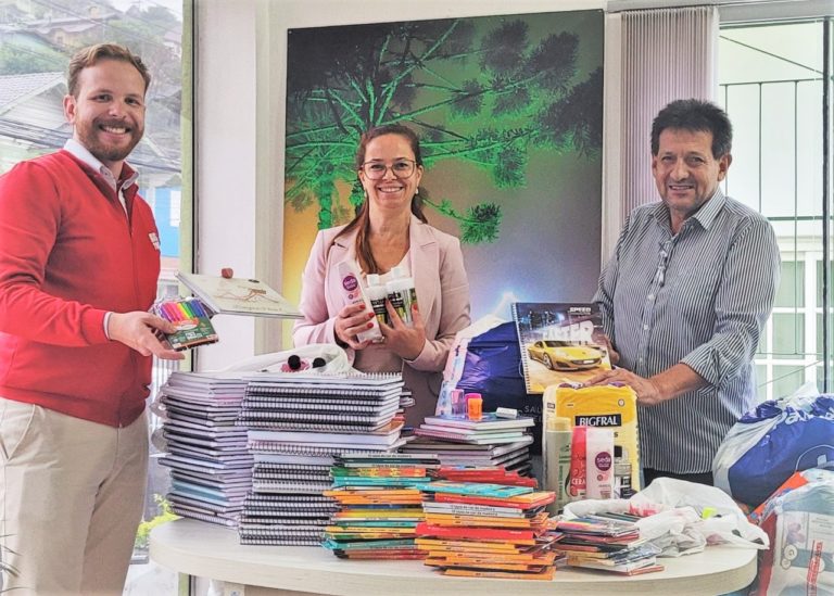 Gramado recebe doações da Rota do Bem