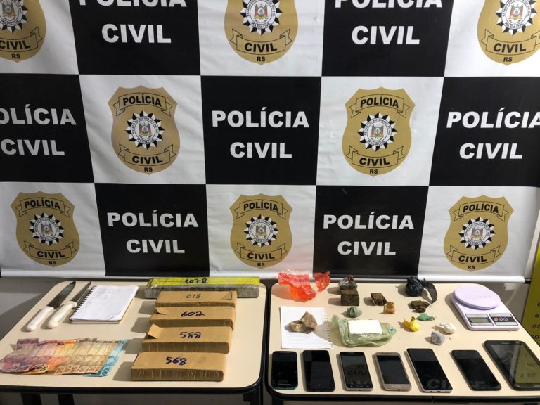 Polícia desarticula ponto de venda de drogas em Gramado
