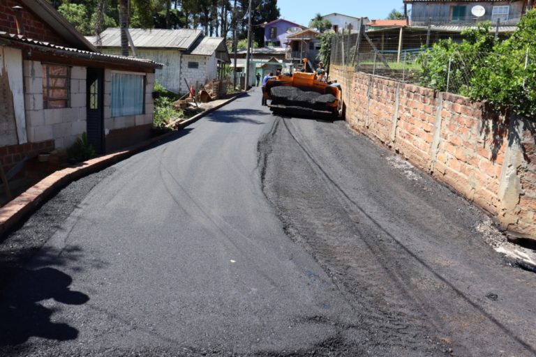 Pavimentação no Loteamento Michaelsen é concluída