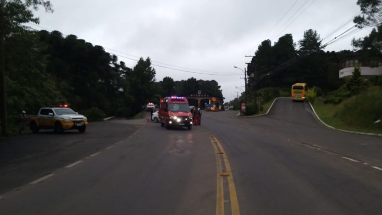 Acidente na ERS-235 com ferimento leve