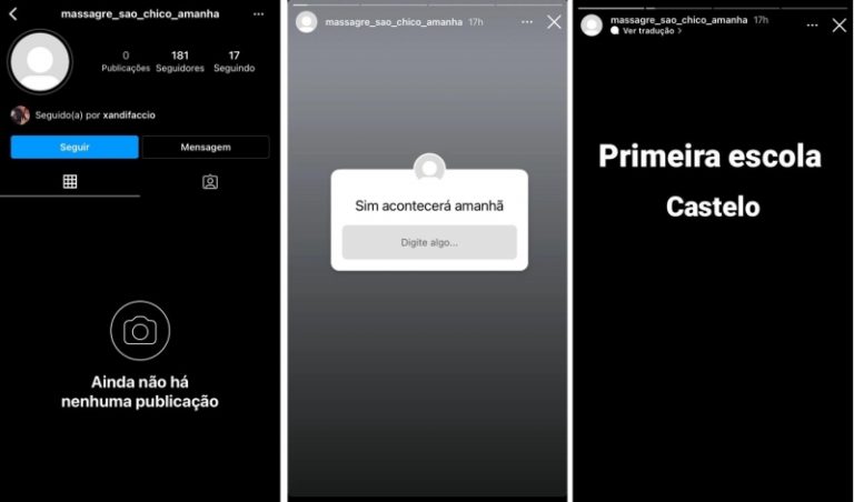 Ameaça de massacre feita por perfil anônimo assusta comunidade escolar