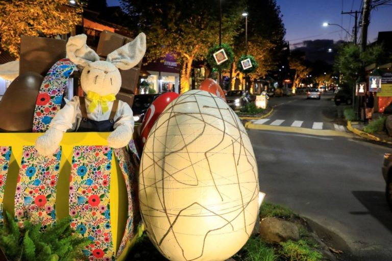 Empresa tem até quinta (7) para finalizar ornamentação de Páscoa, em Canela