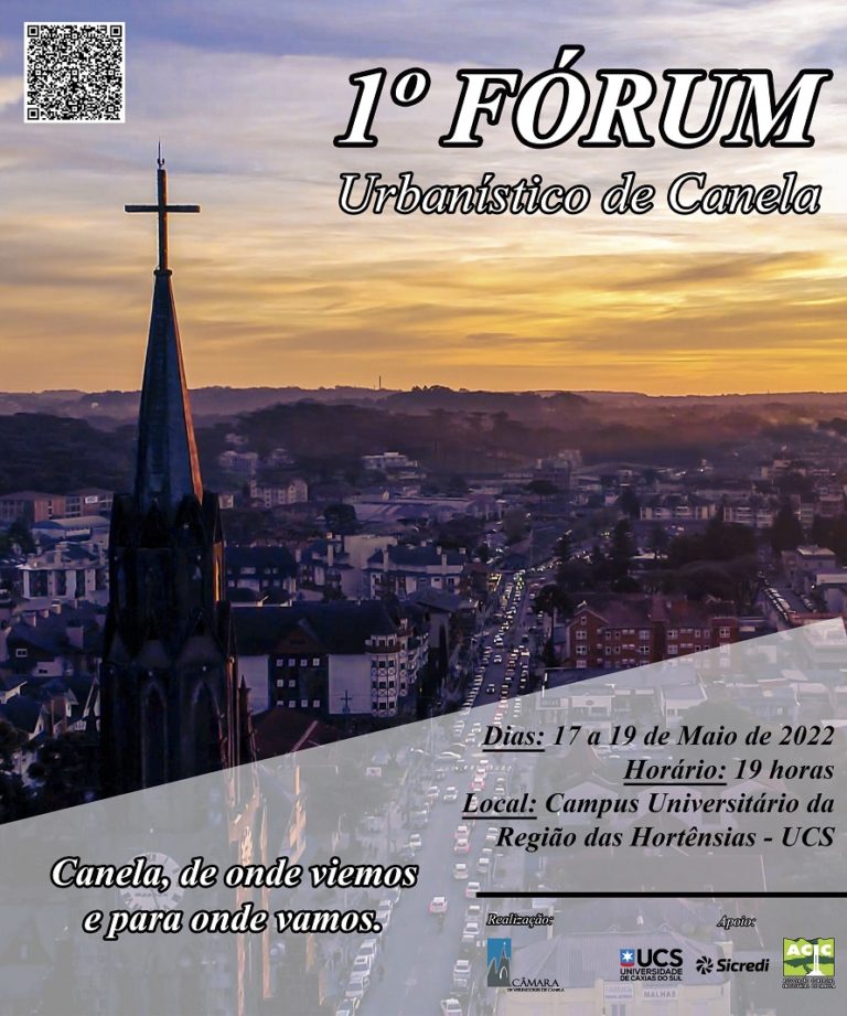 Canela terá Fórum Urbanístico em maio