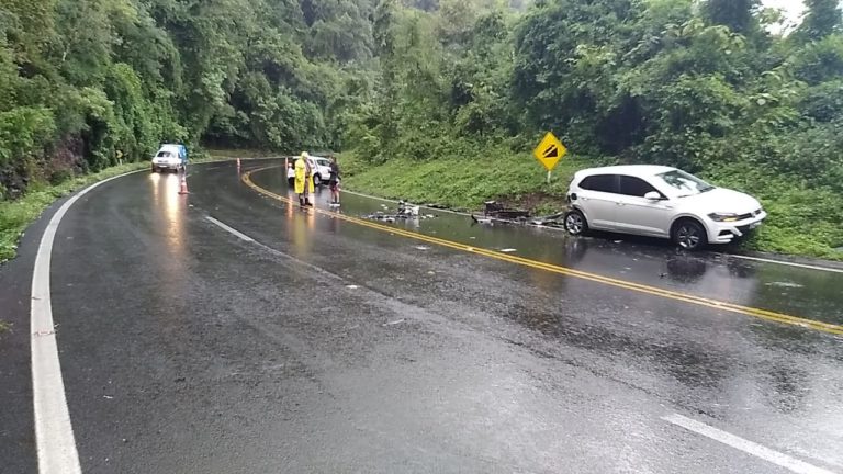 Acidente na “Curva da Santinha”