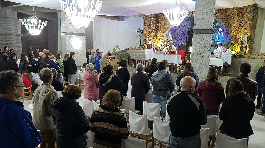 Novena ocorre na cripta do santuário