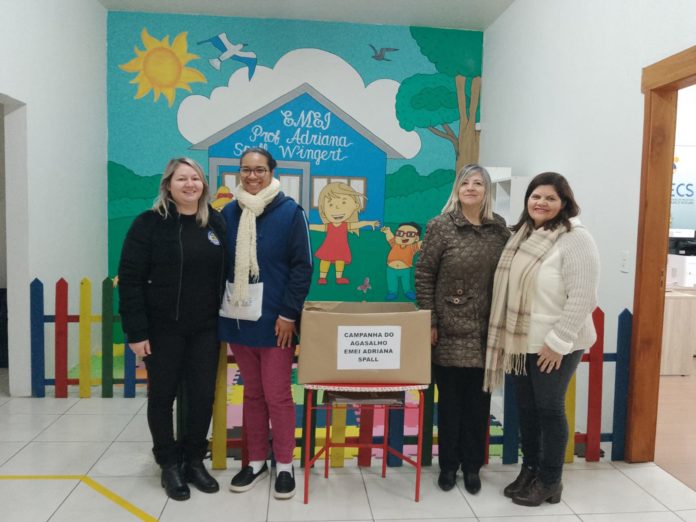 Escola Adriana Spall agrega na Campanha do Agasalho 2022 em Canela