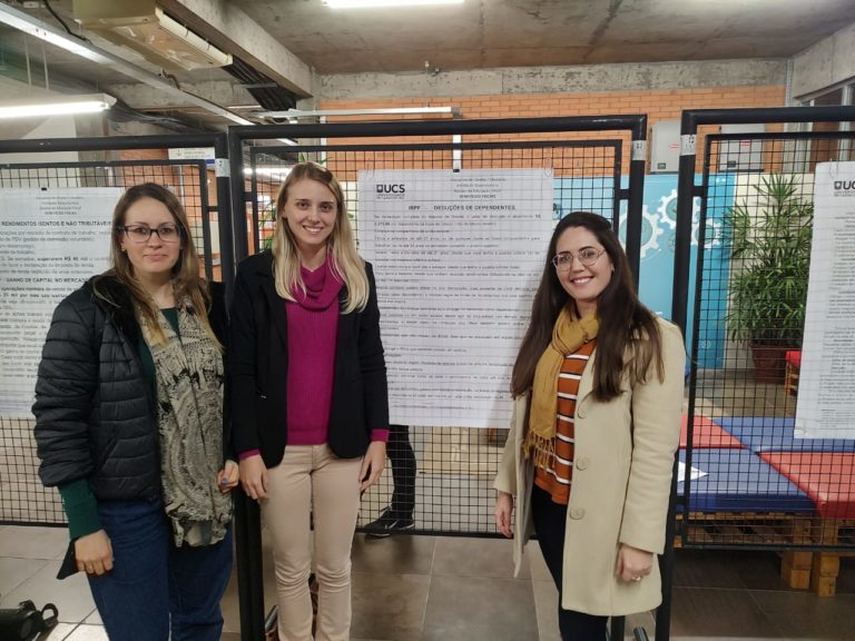 Acadêmicos da UCS fazem trabalho sobre tributos