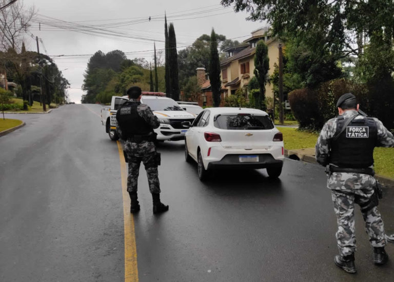 Criminosos de Santa Catarina são presos em Canela