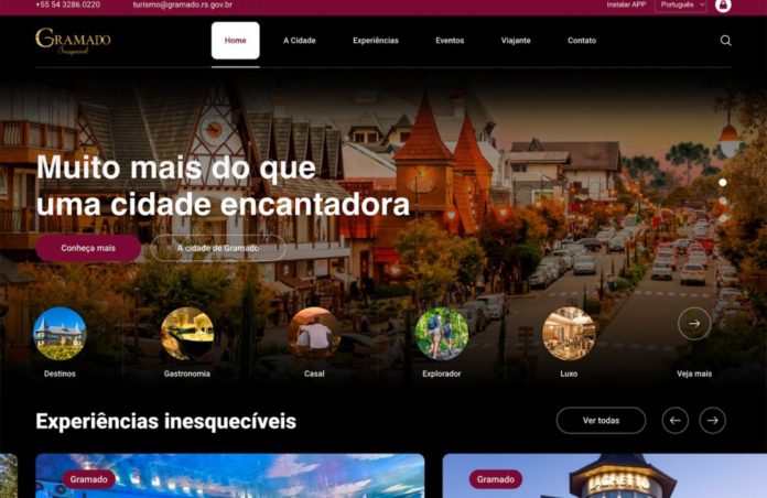 Gramado inesquecível tem novo site e espaço para trade se cadastrar
