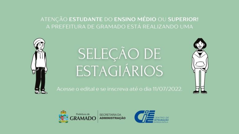Inscrições para estágio da Prefeitura encerram dia 11