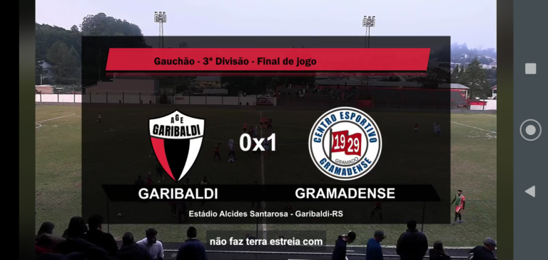 Gramadense faz história e vence a primeira na Terceirona