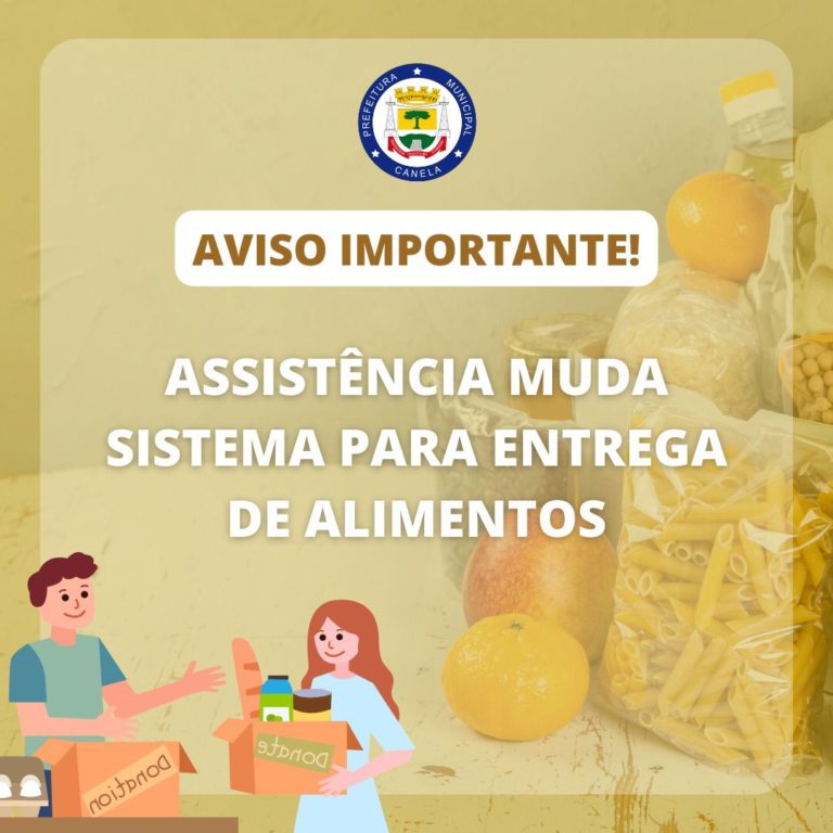 Sistema de entrega de alimentos é modificado