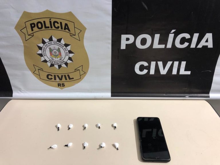 Polícia Civil prende homem que fazia tele-entrega de drogas