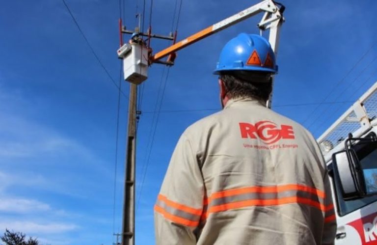 RGE informa interrupções no fornecimento de energia nesta segunda, terça e sexta-feira