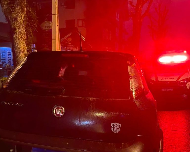 Acidente de trânsito por embriaguez é flagrado pela BM