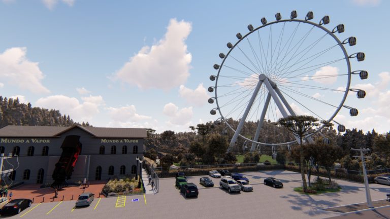 Roda Gigante Serra Gaúcha ficará ao lado do Mundo a Vapor
