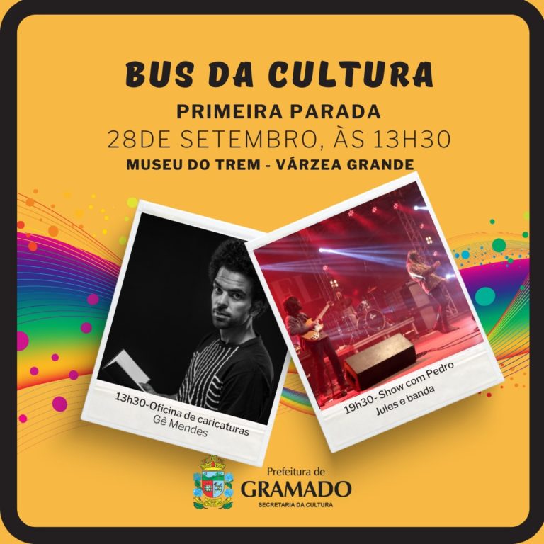 Bus da Cultura levará arte para o Complexo do Museu do Trem, na Várzea Grande
