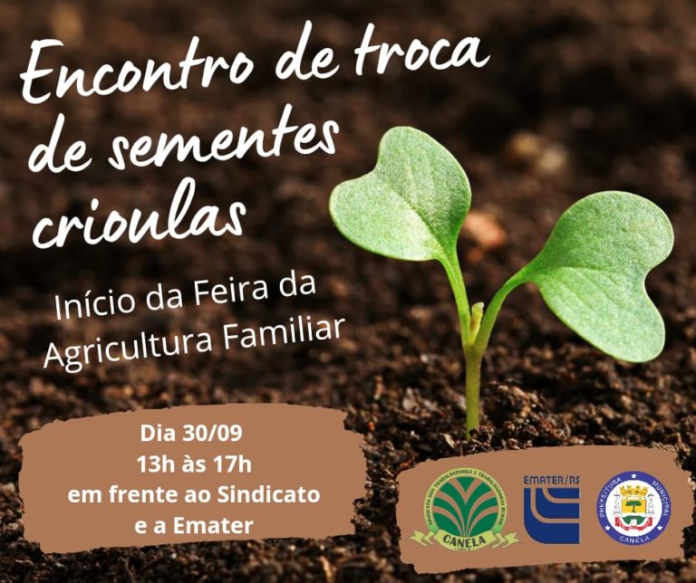 Encontro para troca de sementes e o início da Feira da Agricultura Familiar