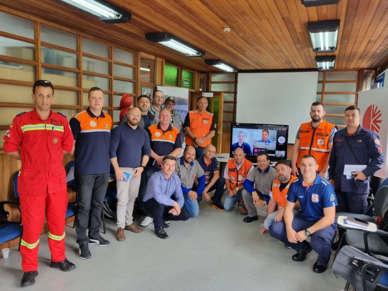 Defesa Civil de Gramado participa de treinamento sobre procedimentos de segurança em barragens