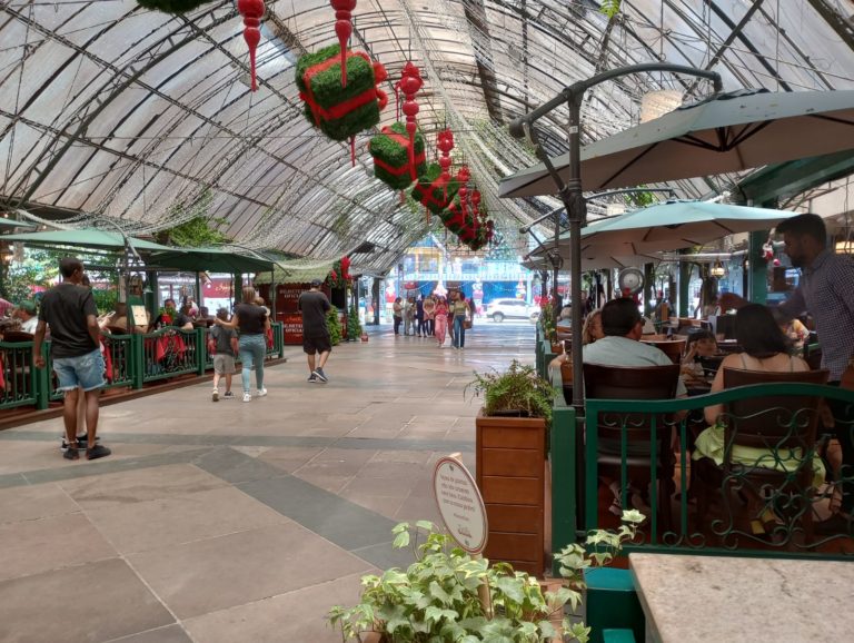 O que está causando a baixa no movimento em dezembro?