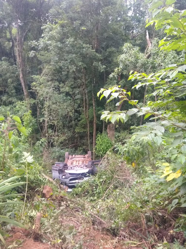 Acidente no Chapadão: motorista foi detido por embriaguez