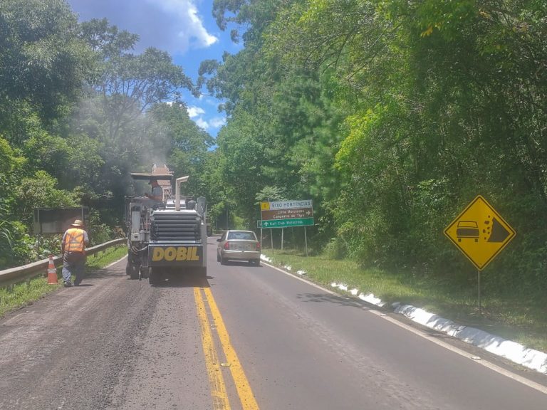 Rodovias da Região das Hortênsias recebem melhorias e manutenções nesta semana