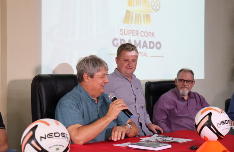 Vídeo: Confira como foi o lançamento da 2ª Supercopa Gramado de Futsal