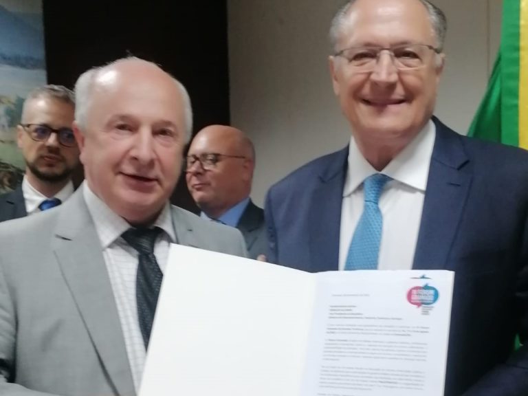 Luia Barbacovi participa de reunião com vice-presidente Geraldo Alckimin