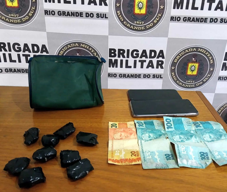 Traficante é preso pela Brigada Militar no bairro Floresta