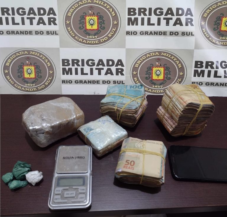 Casal é detido por tráfico após violência domiciliar