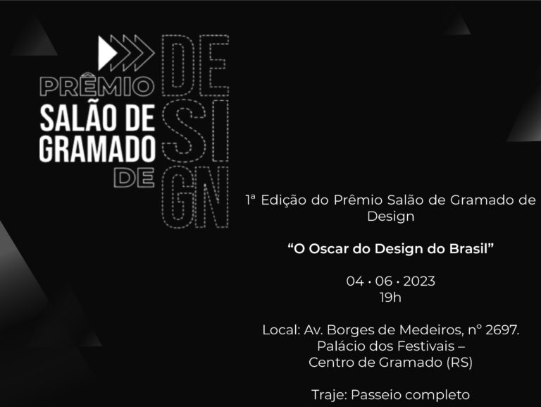 Noite de cerimônia do 1º Prêmio Salão de Gramado no Palácio dos Festivais dia 4 de junho