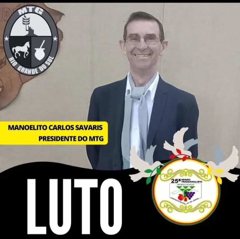 Morre Manoelito Savaris, presidente do MTG