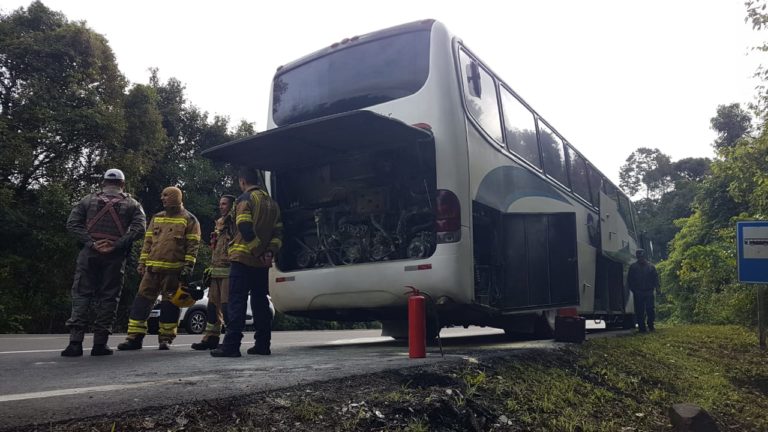 Princípio de incêndio é registrado em ônibus da Citral
